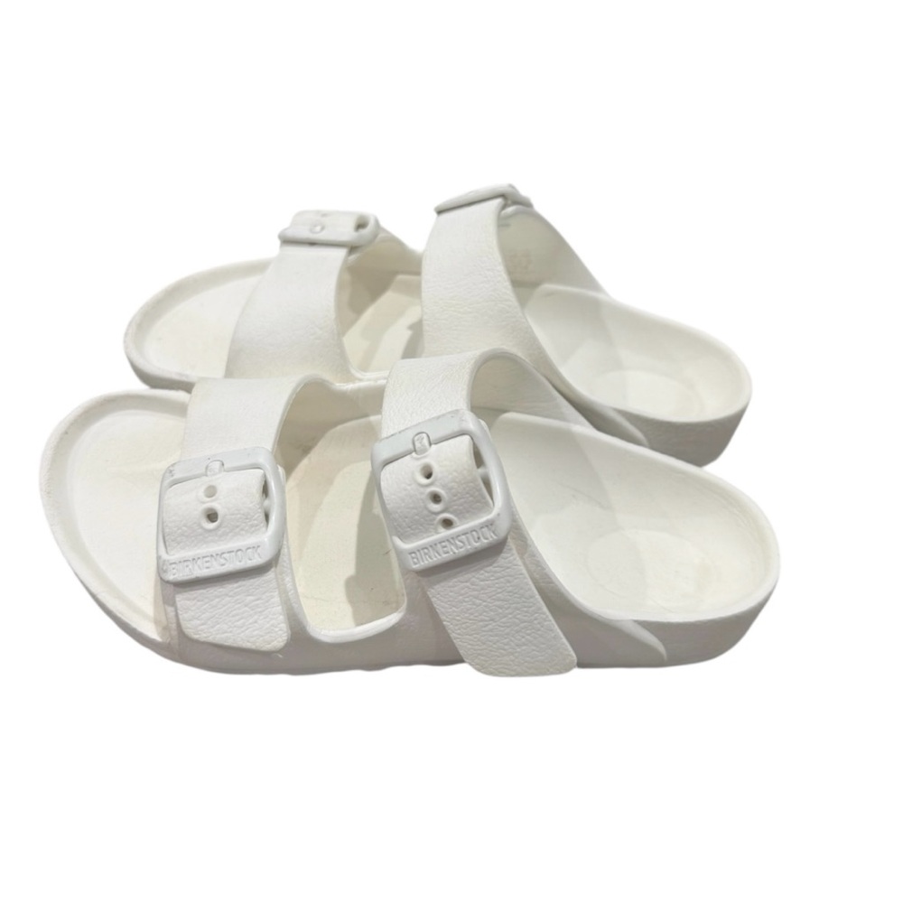 Birkenstock Arizona Classic White Slides Girls Size 28